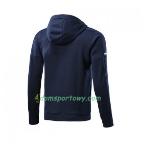 AFC Ajax Kurtka Treningowa Kapturem 2017-18 Niebieski